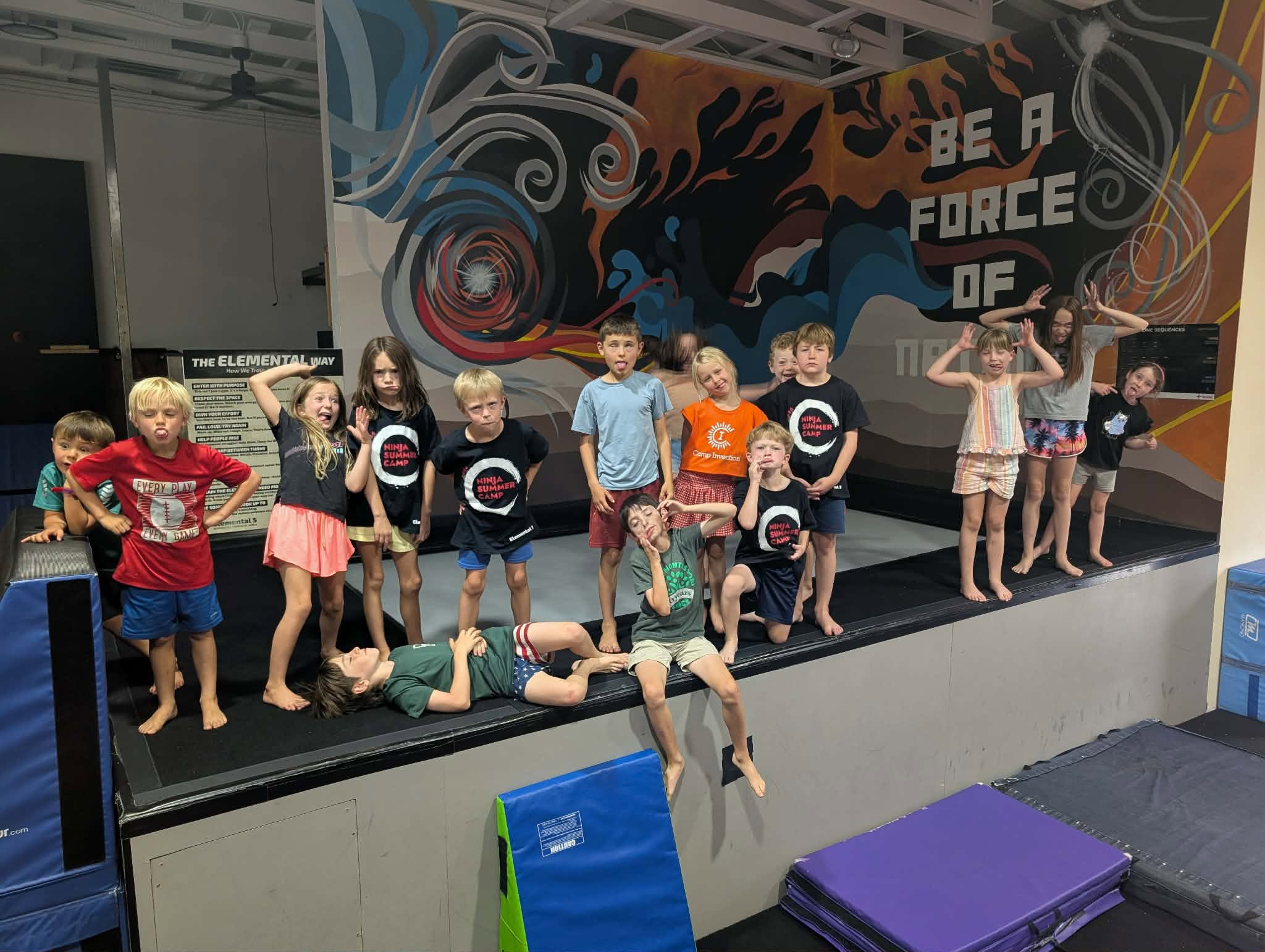 Summer camp challenge at Elemental 5