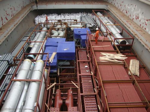 Chartering - image of ship cargo