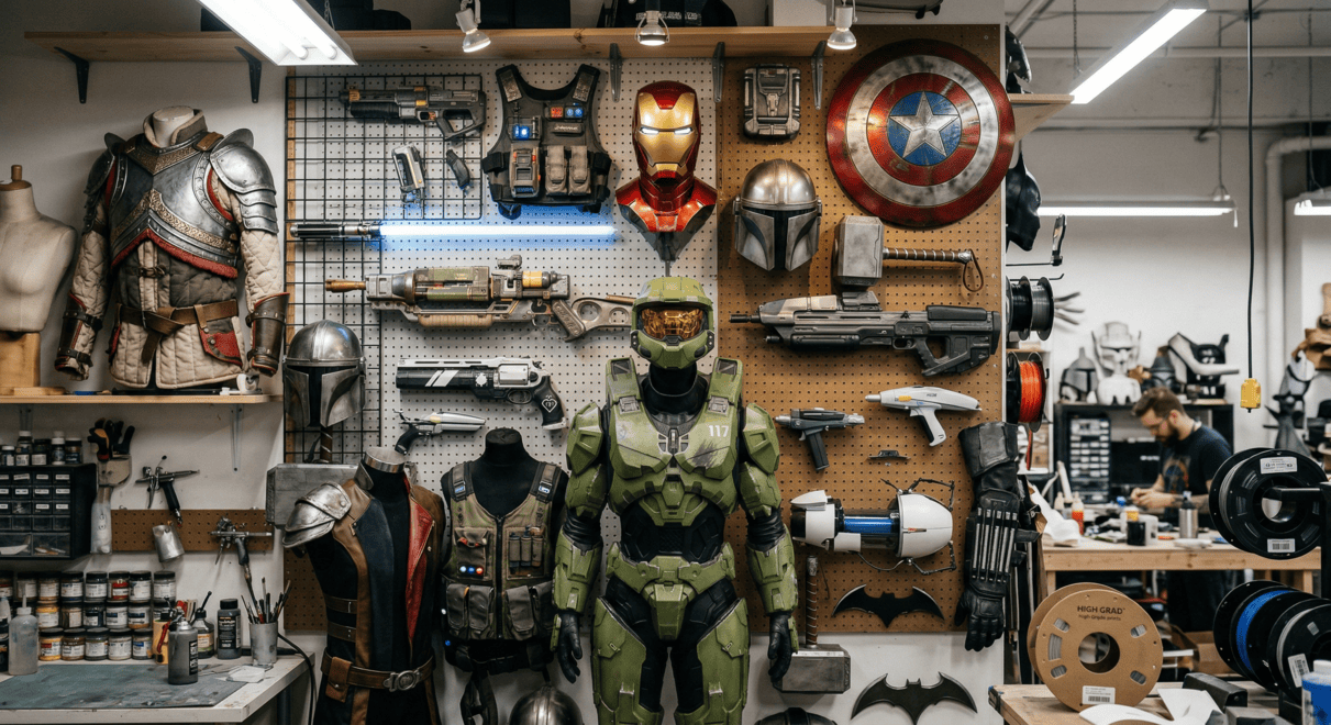 HexCode Manufacturing 3D printing facility for film prop production