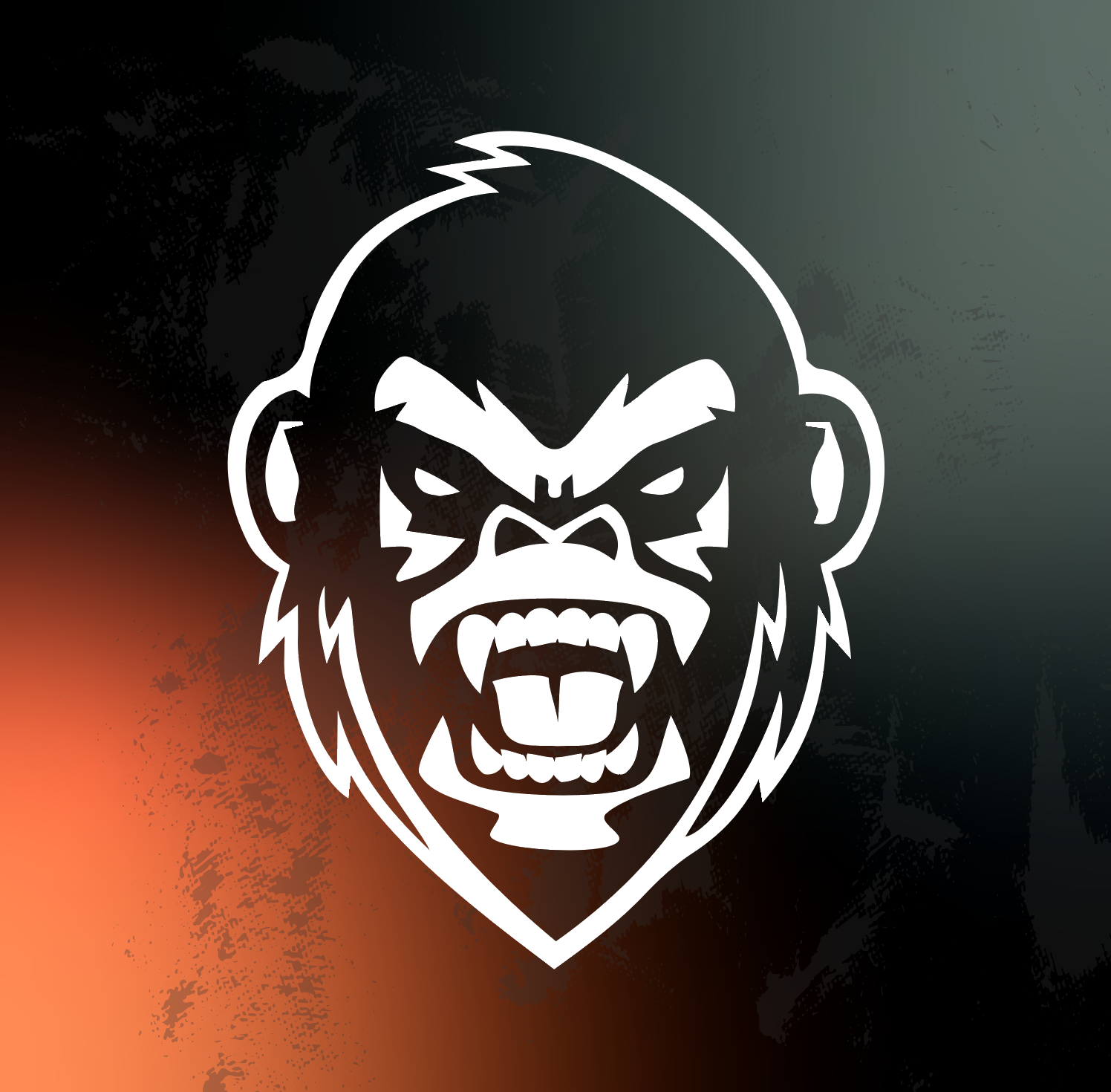 Gorilla mascot logo design for Jungl Coffee created by Studio Wisdom
