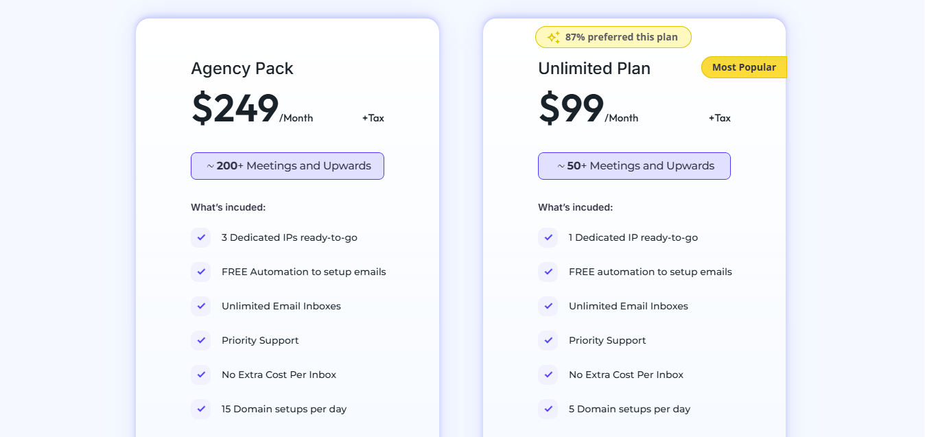 Inframail Pricing