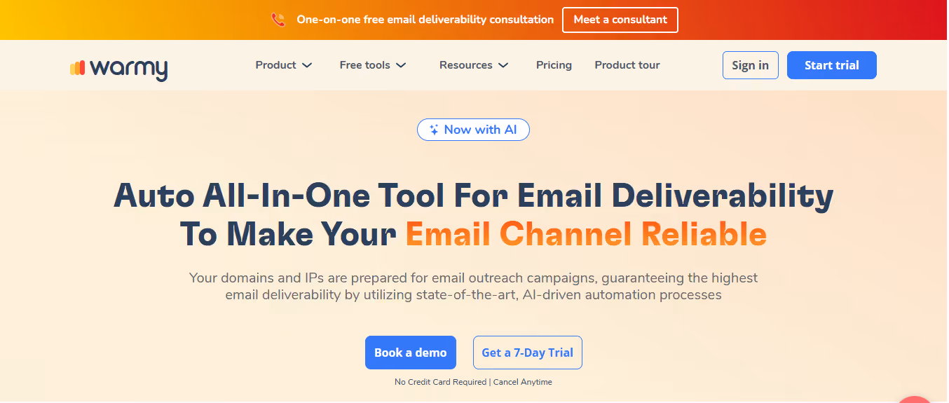Warmy.io - email warmup and deliverability tool