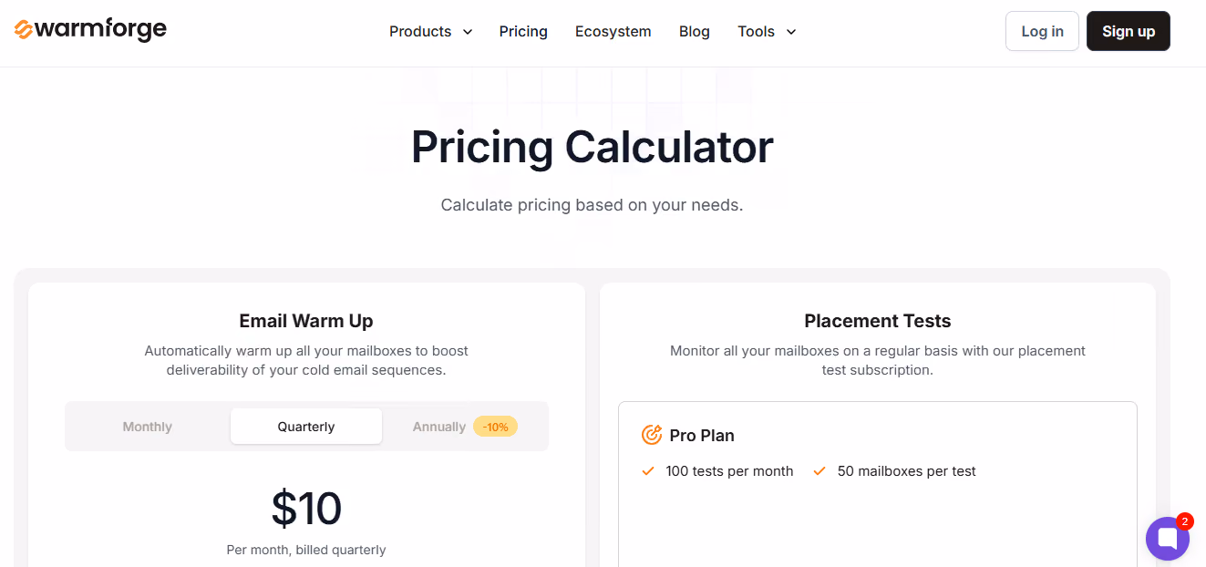 Warmforge pricing