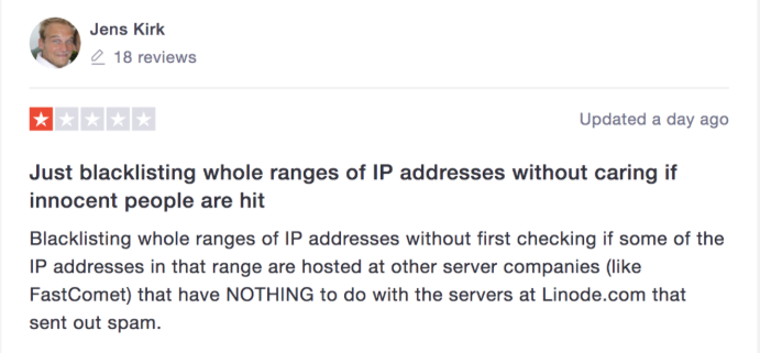 Suomispam blocking IPs