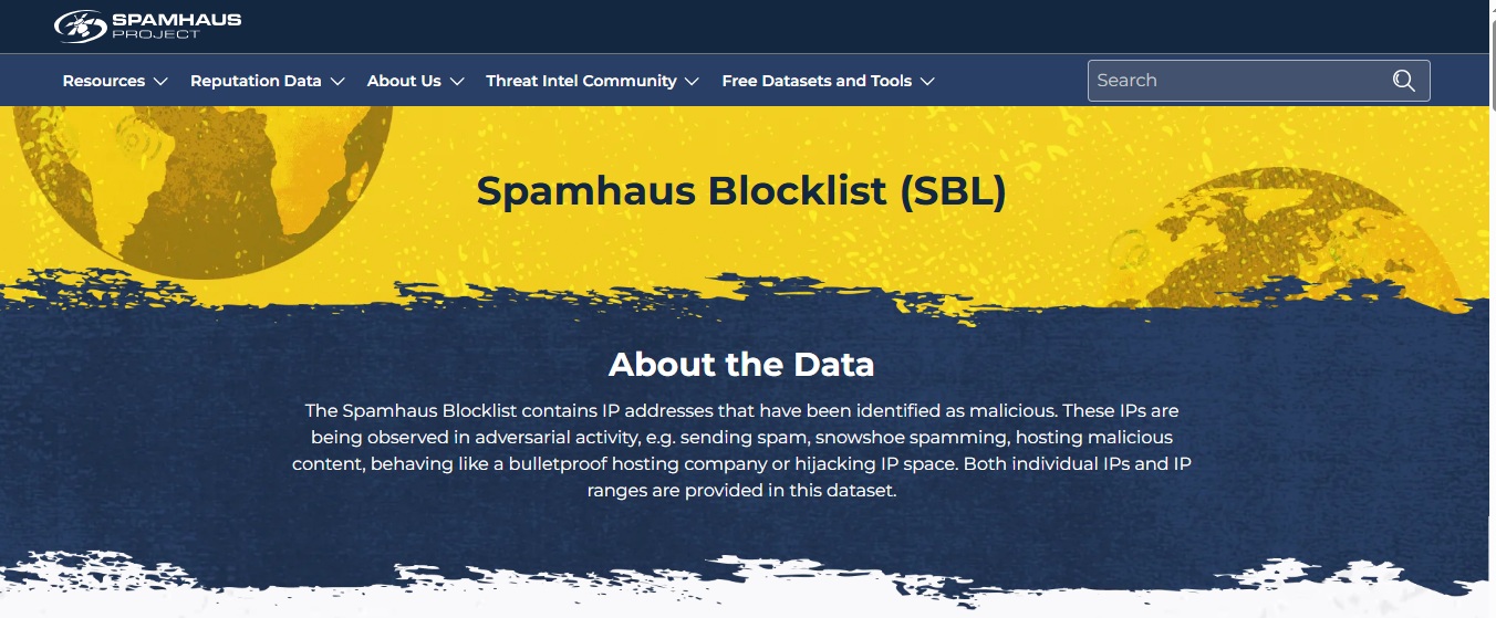 Spamhaus Blacklist