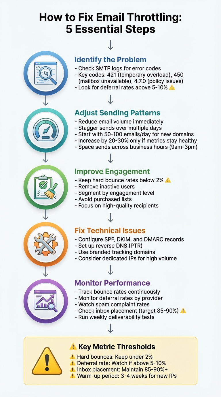 5-Step Email Throttling Diagnosis and Fix Process