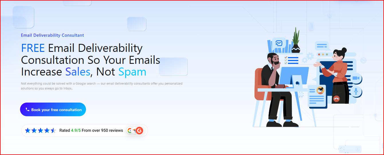 Emailwarmup free email deliverability consultation