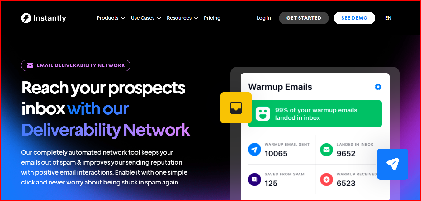 Instantly Email Warmup