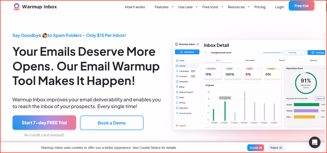 Warmup Inbox:- email warmup tool