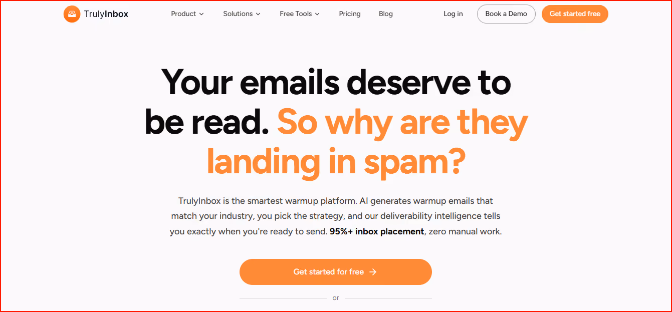 TrulyInbox - Ai email warmup tool with multiple strategies