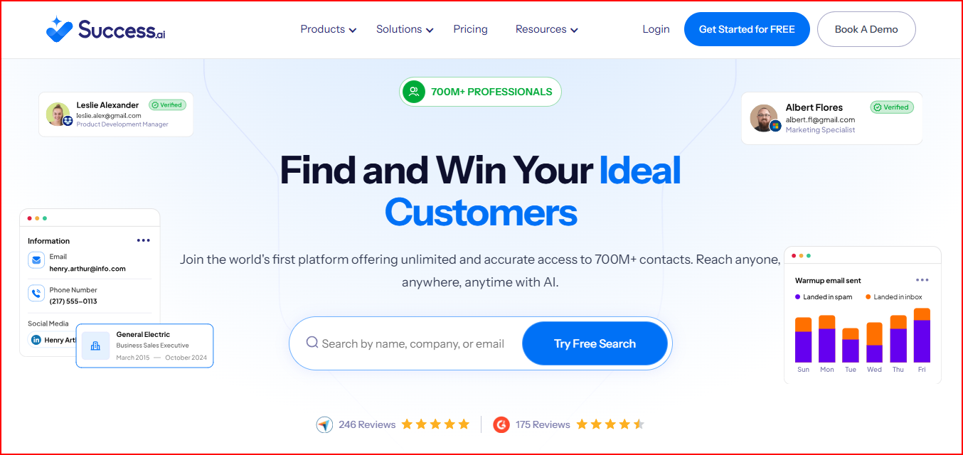 Success AI homepage