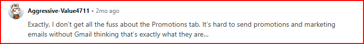 Gmail user confused of why his emails are landing in promotion tab