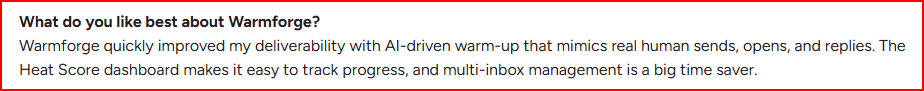 Warmforge supports multiple inboxes and domains