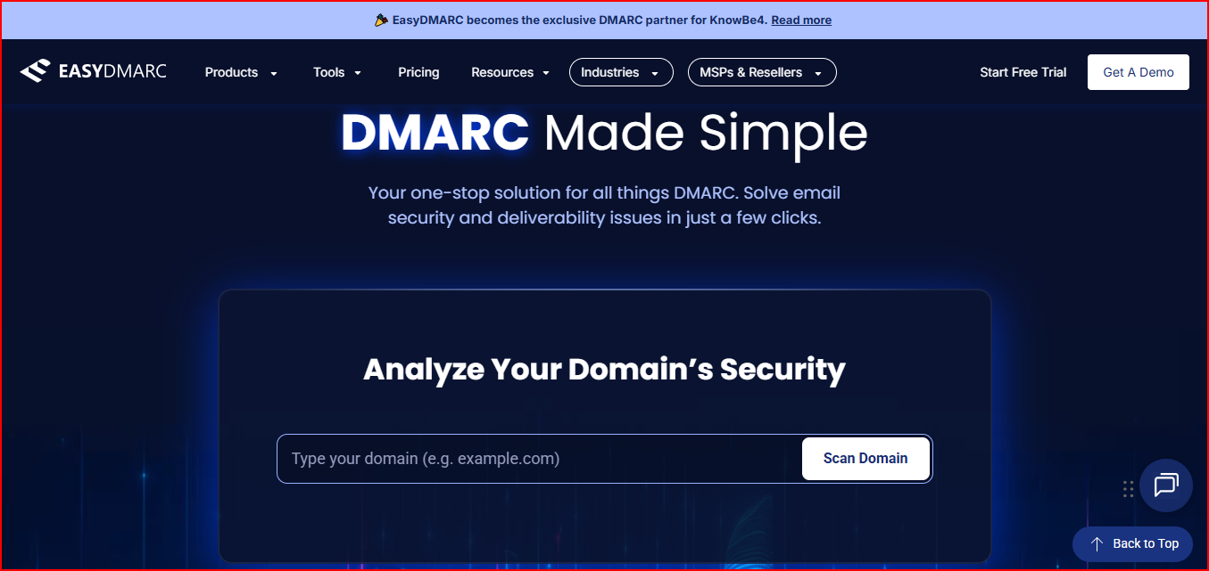 EasyDMARC - DMARC monitoring tool