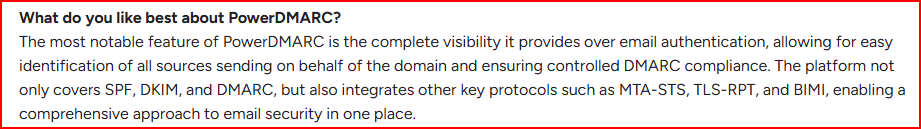 PowerDMARC provides  BIMI, MTA-STS, TLS-RPT monitoring not only basic DNS monitoring