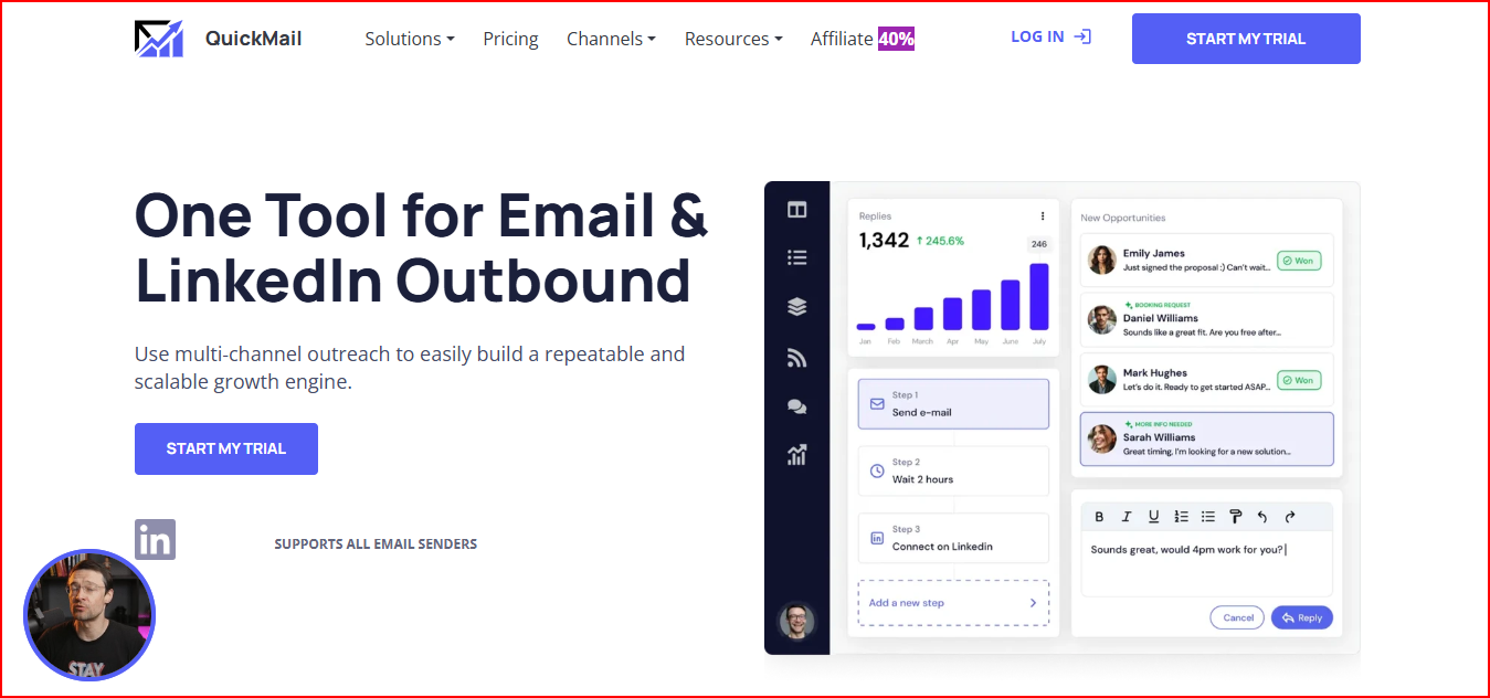 QuickMail - Multichannel Outreach tool