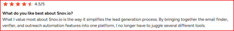 Snov.io provide all outreach automation features in one place
