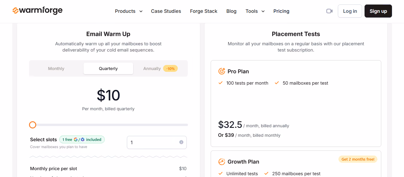 Warmforge Pricing