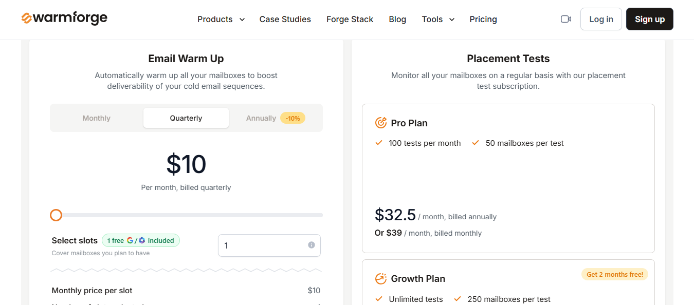 Warmforge Pricing