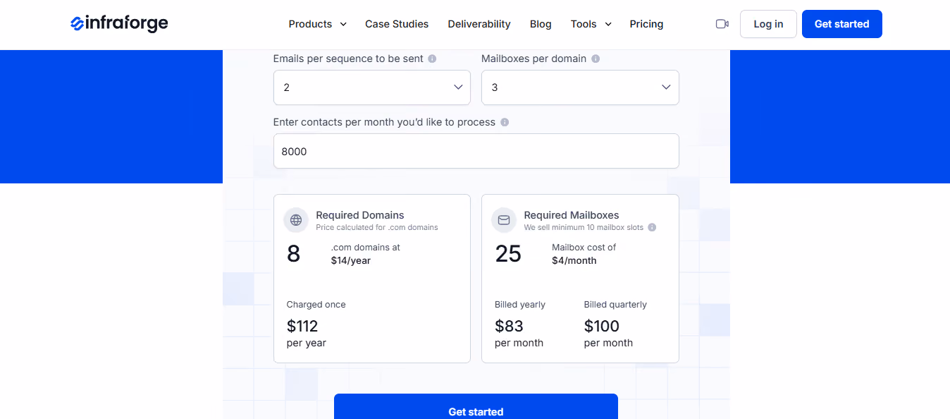 Infraforge Pricing