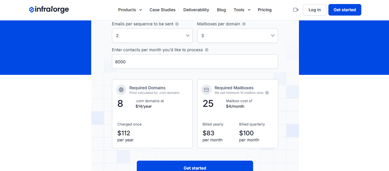 Infraforge Pricing