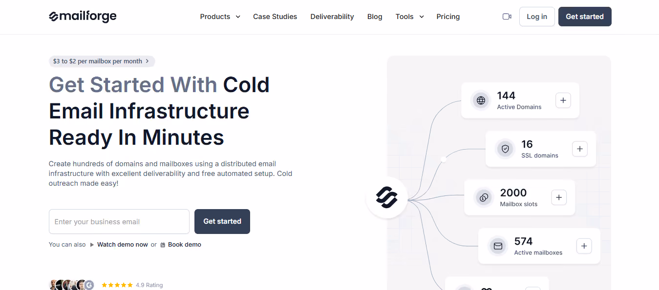 Mailforge Homepage