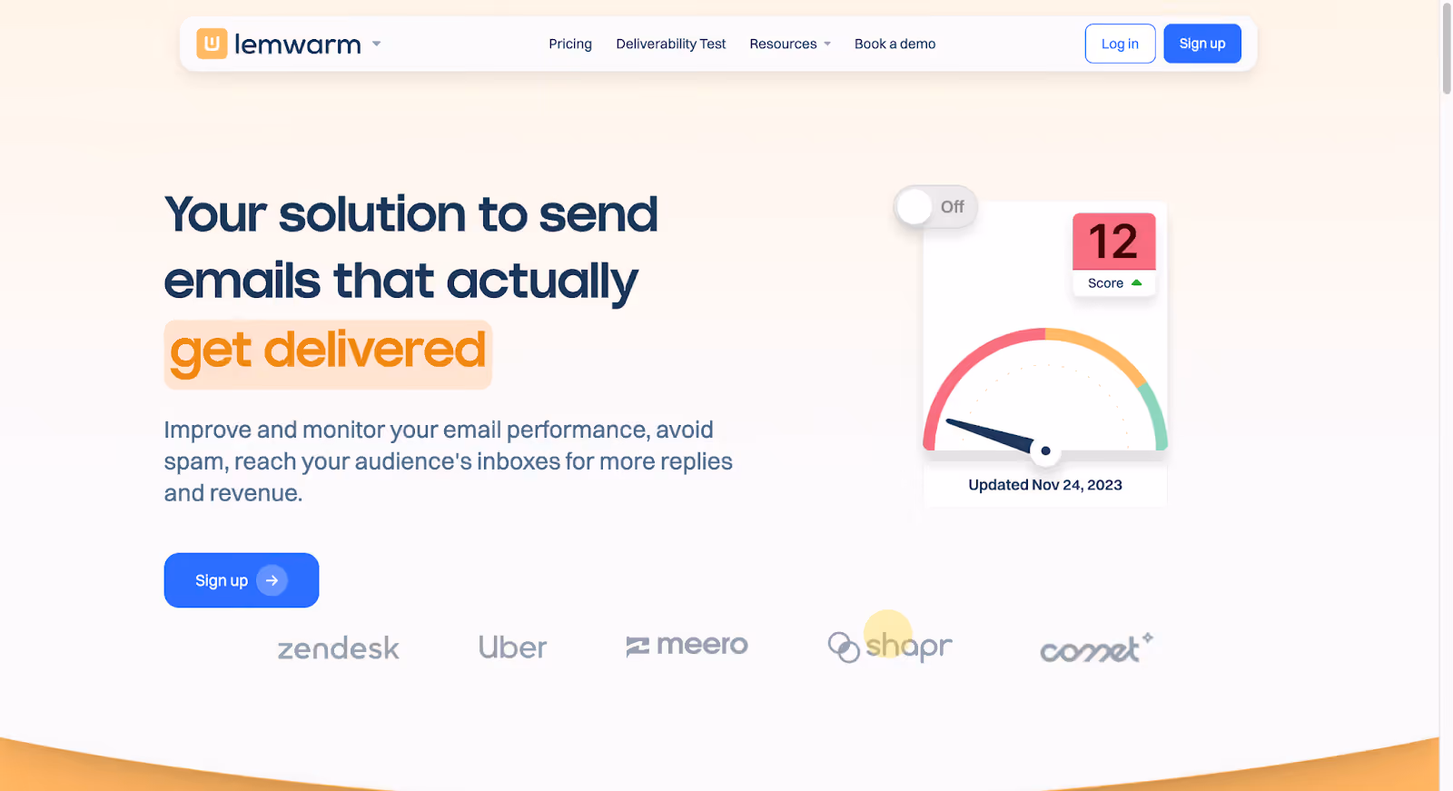 Lemwarm Homepage