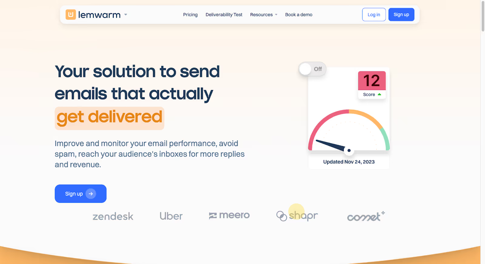 Lemwarm Homepage