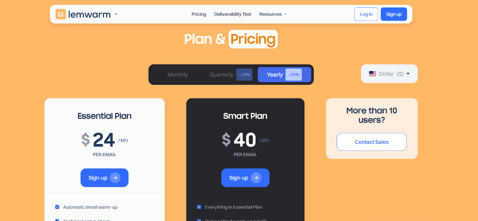Lemwarm Pricing