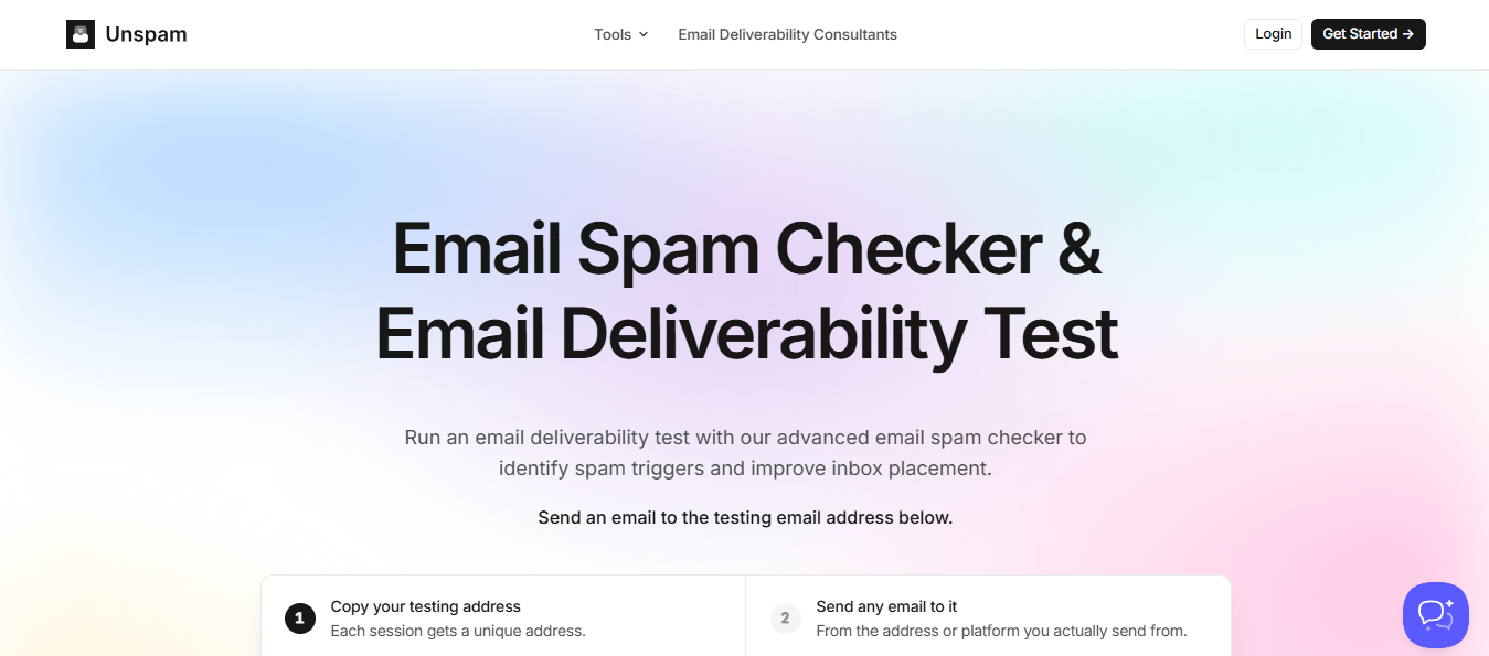 Unspam Homepage