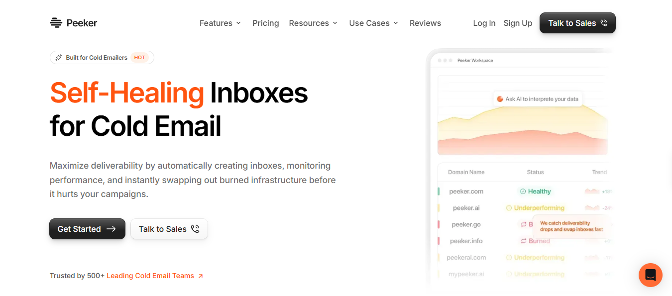 Peeker Homepage