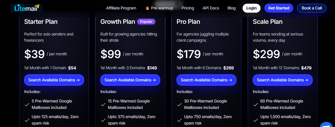 Litemail Pricing