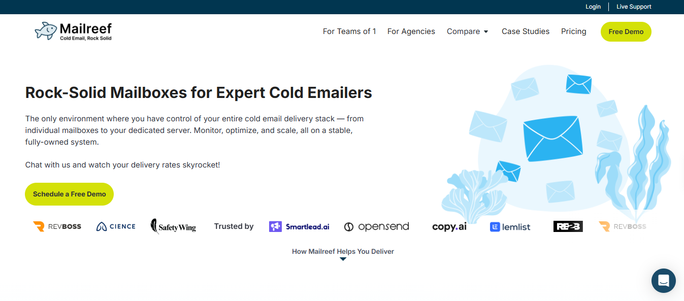 Mailreef homepage