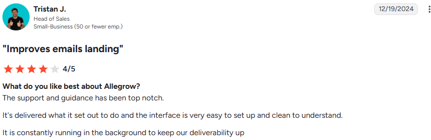User Review
