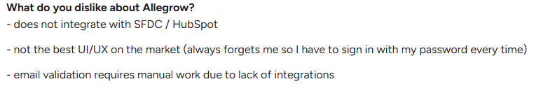 User Review