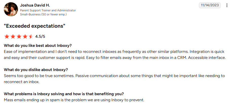 User Review