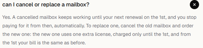 Inbox’s Cancellation Policy