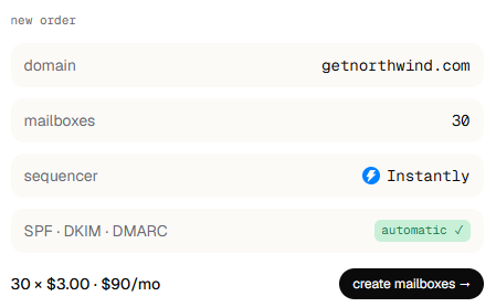 authentication records configured automatically in Inboxy