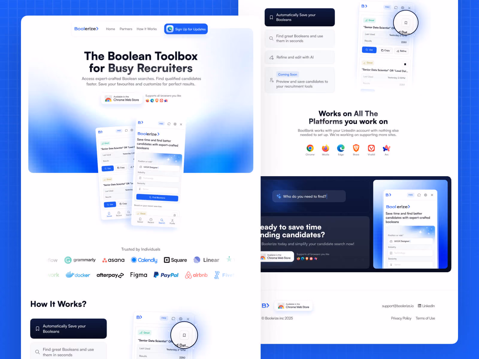 Boolerize website and browser extension built by Lumi