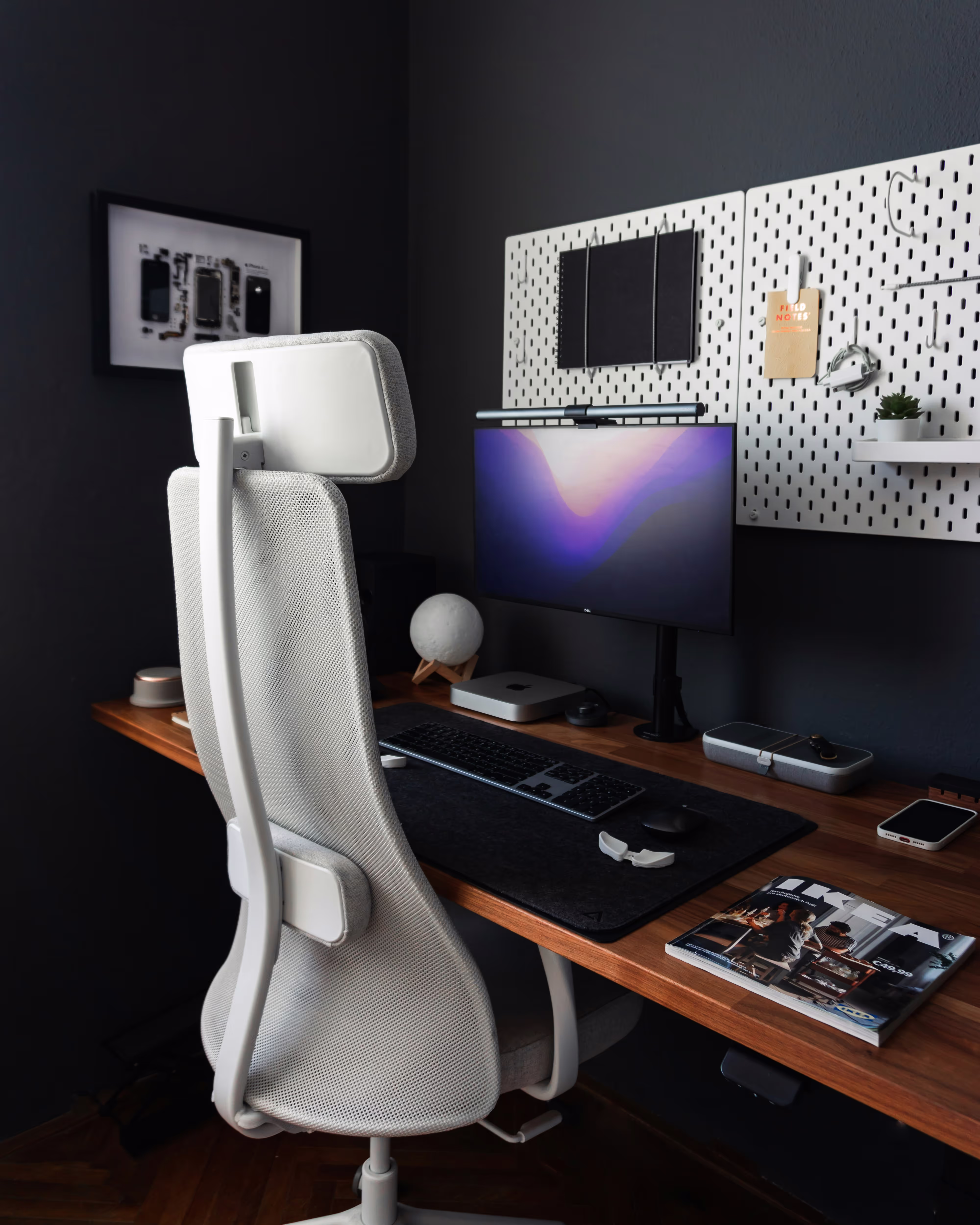 monitor on a desk