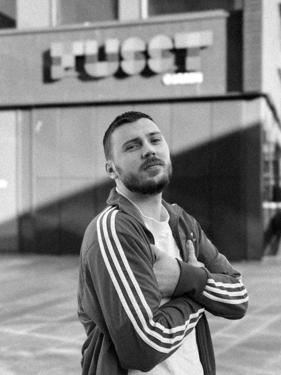 The coworker doing a badass gangster stance
