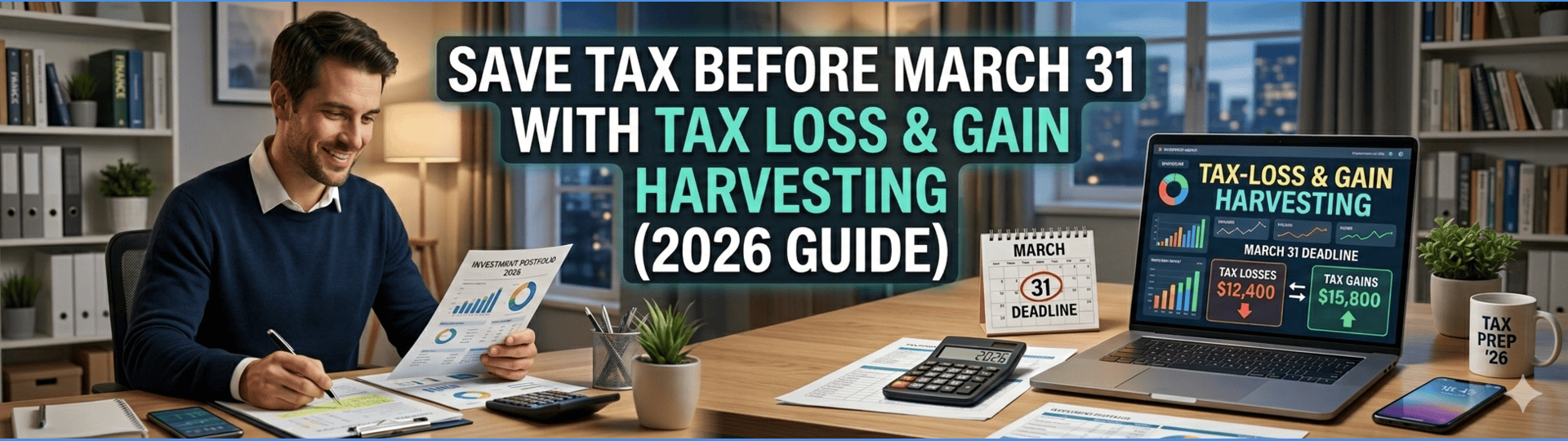 Save Your Taxes by Tax Loss and Gain Harvesting Before March End (FY 2025–26 Guide)