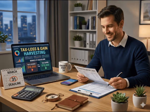 Save Your Taxes by Tax Loss and Gain Harvesting Before March End (FY 2025–26 Guide)