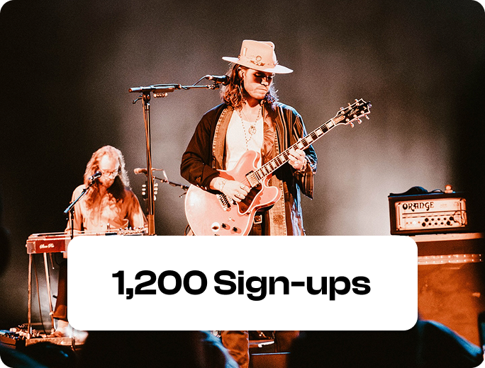 KALEO Red Rocks giveaway listing card
