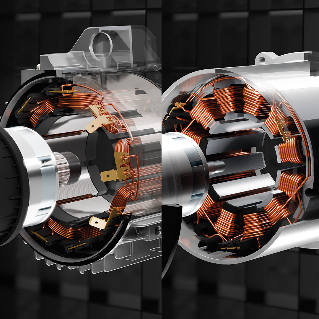 Visualisierung Elektro-Motoren