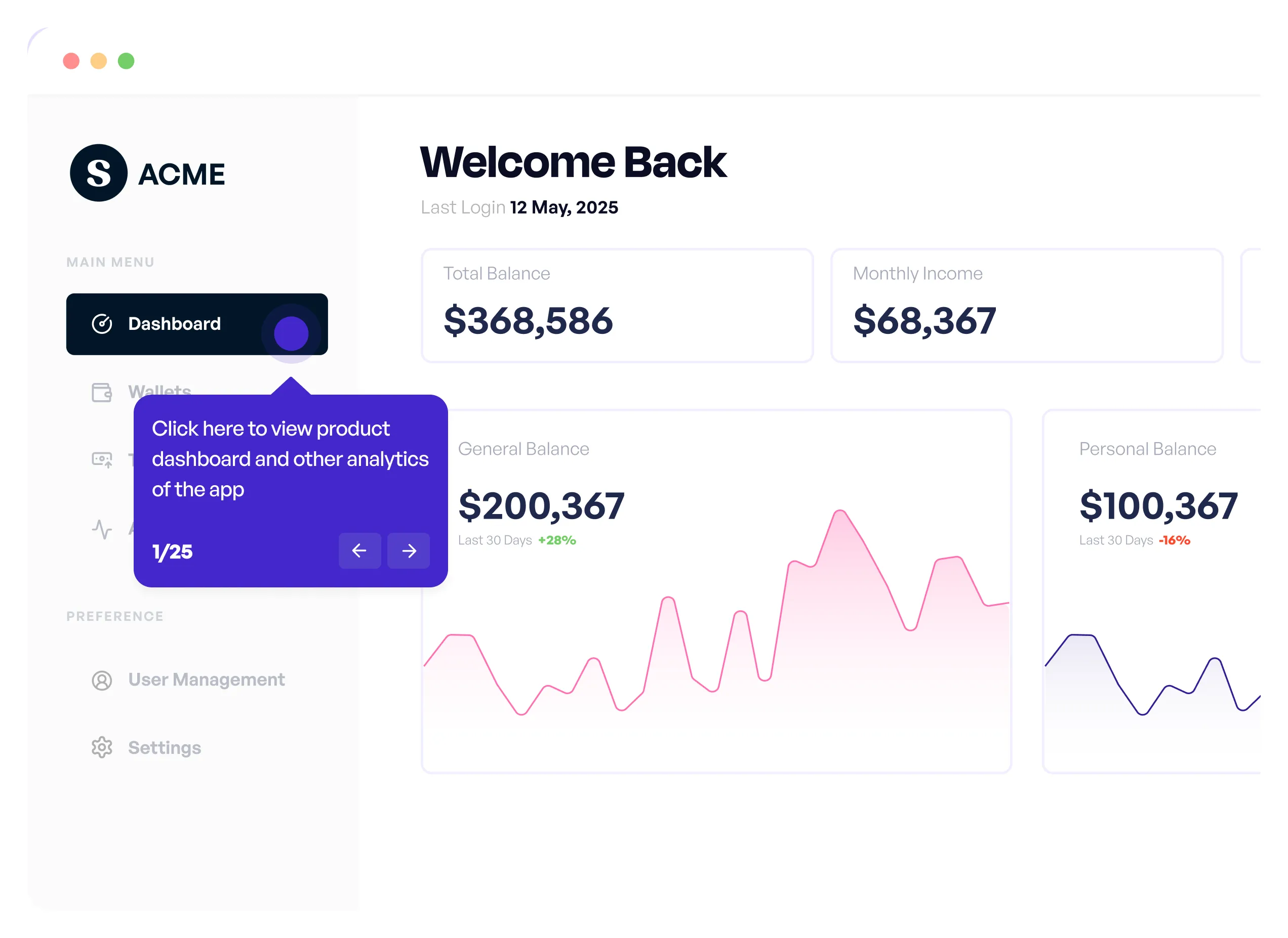 Supademo personalized demo dashboard showing dynamic token fields to tailor demo content for each viewer.
