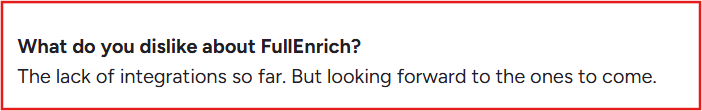 FullEnrich G2 review