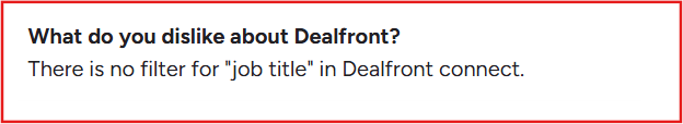 Dealfront G2 review