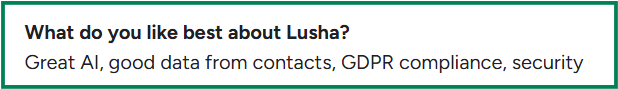 Lusha g2 review