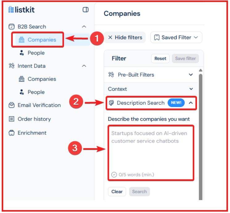 Search for your ideal audience with ListKit